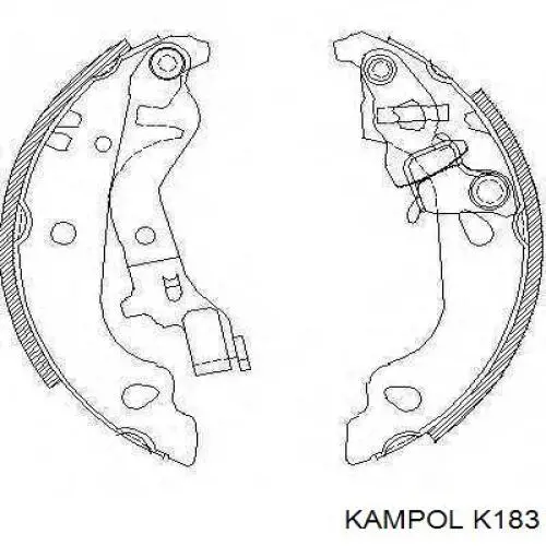 K183 Kampol Барабанные тормозные колодки