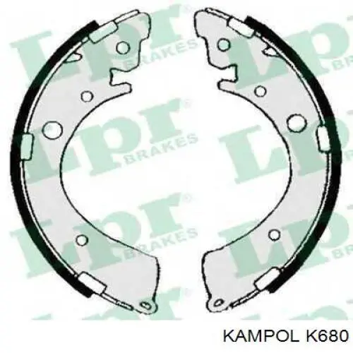 K-680 Kampol колодки тормозные задние барабанные