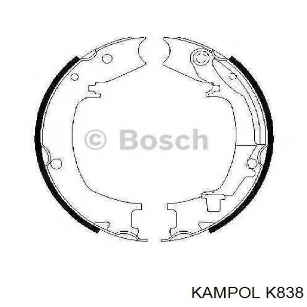 Колодки ручника/стоянкового гальма K838 Kampol