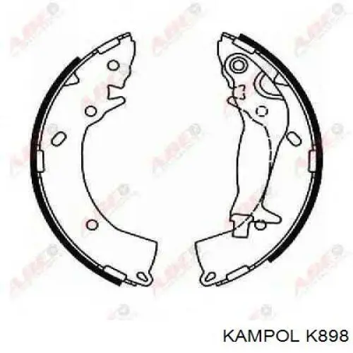 Тормоза рабочие задние ножные и тормозные барабаны Kampol K898 цена, от 17.06 USD