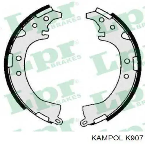 Задние барабанные колодки K907 Kampol