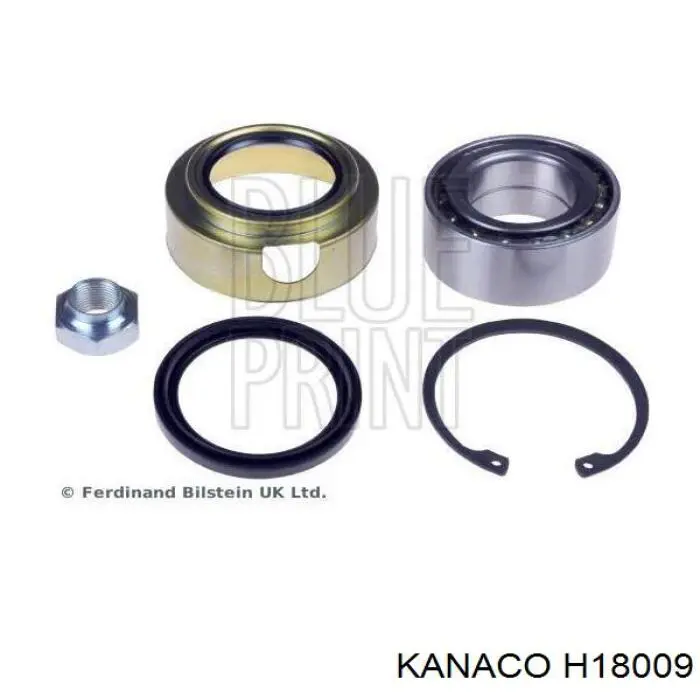 H18009 Kanaco Подшипник ступицы передней