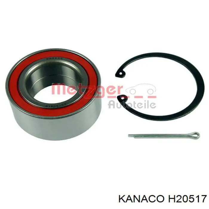 H20517 Kanaco Подшипник ступицы задней