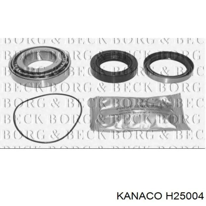 H25004 Kanaco Подшипник ступицы задней