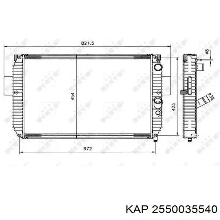 2550035540 KAP Авто термостат