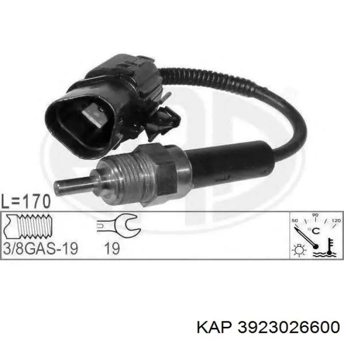 Датчик температуры радиатора KAP 3923026600 цена, от 10.46 USD