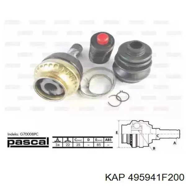 495941F200 KAP Пыльник шарнира привода