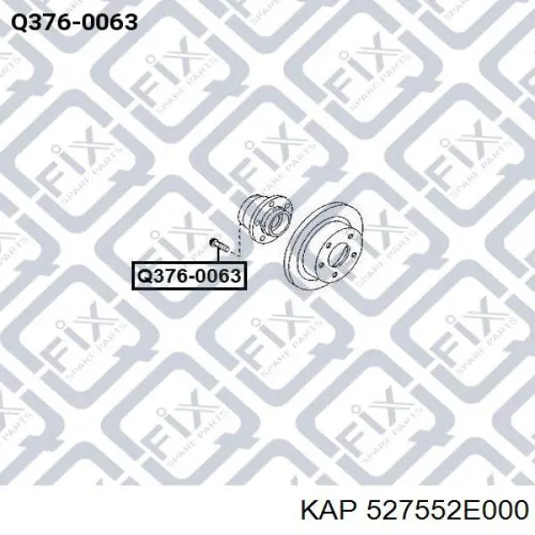 Шпилька колесная, передняя KAP KM0700014 цена, от 0.74 USD