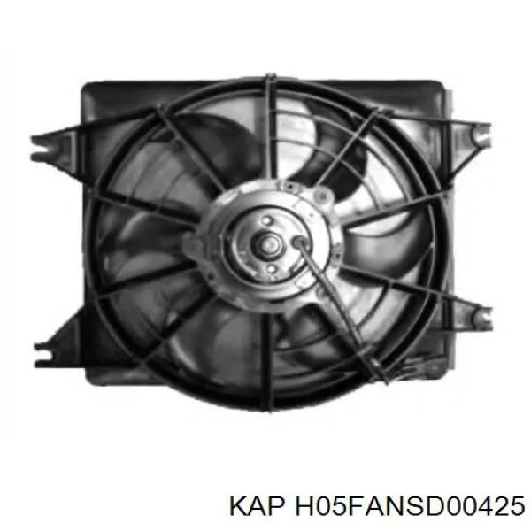 Диффузор вентилятора Hyundai/Kia 2535022000