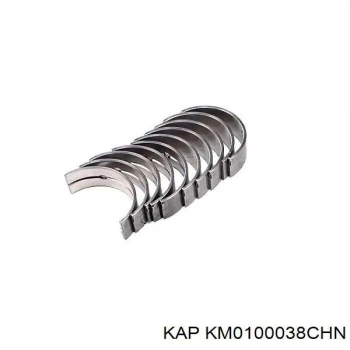 KM0100038CHN KAP вкладыши коленвала коренные, комплект, стандарт (std)