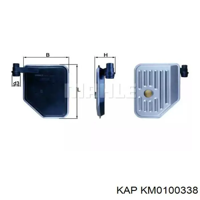 KM0100338 KAP Масляный фильтр АКПП