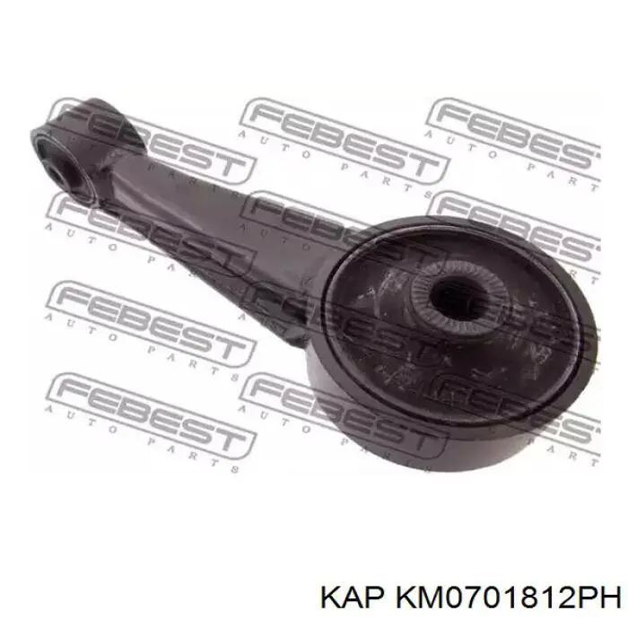 KM0701812PH KAP coxim (suporte traseiro de motor)