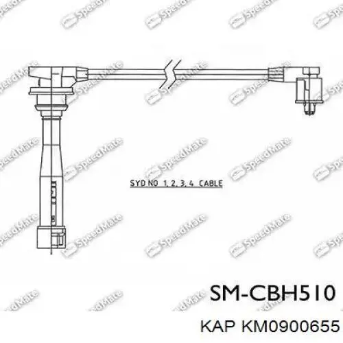 Провода зажигания KAP KM0900655 цена, от 12.05 USD