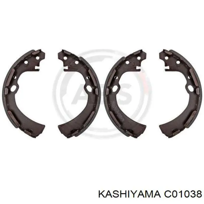 C01038 Kashiyama колодки тормозные задние барабанные