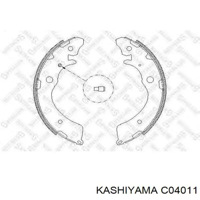 Купить C04011 Kashiyama Задние барабанные тормозные колодки