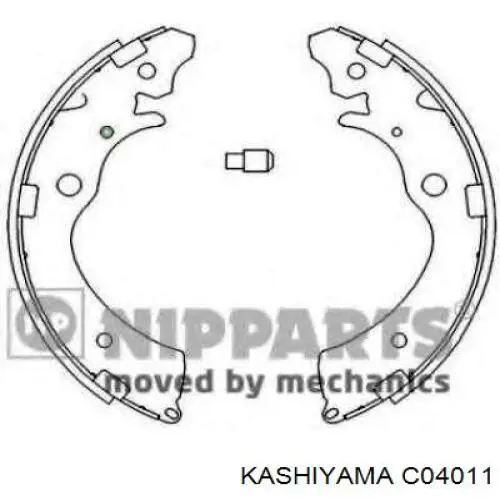 Задние барабанные колодки C04011 Kashiyama