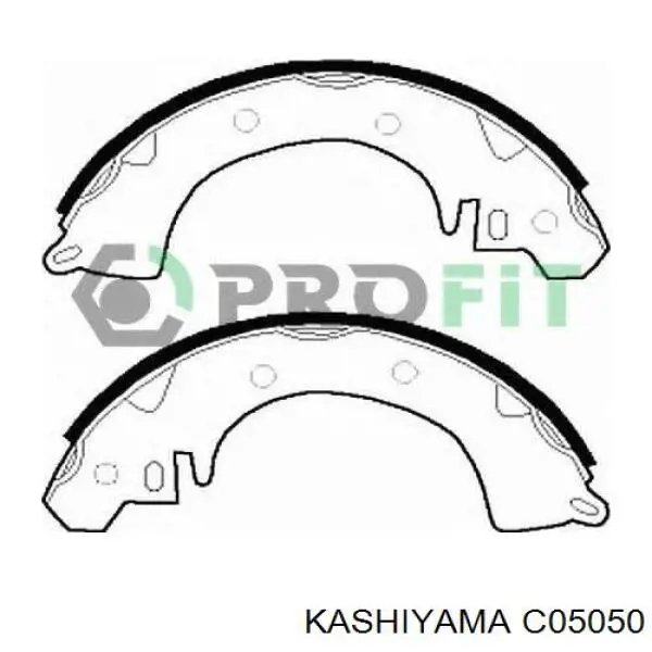 C05050 Kashiyama Барабанные тормозные колодки