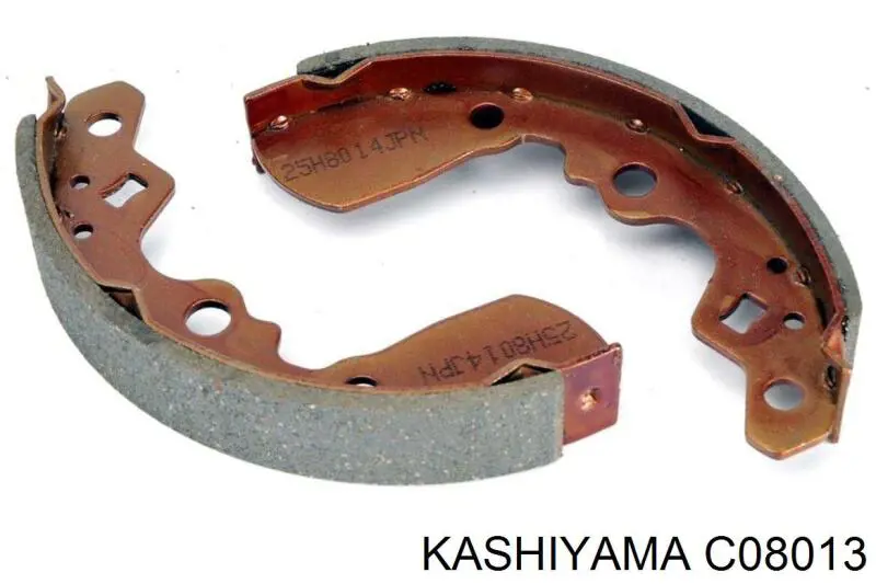 C08013 Kashiyama колодки тормозные задние барабанные