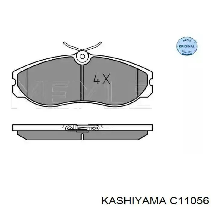 Колодки Kashiyama C11056 цена, от 24.32 USD