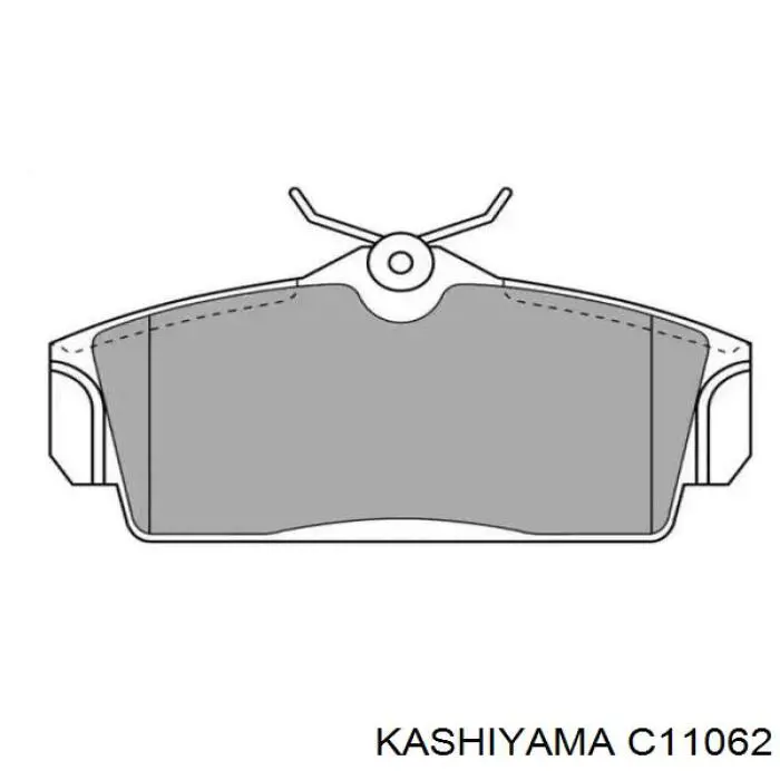 Передние тормозные колодки C11062 Kashiyama