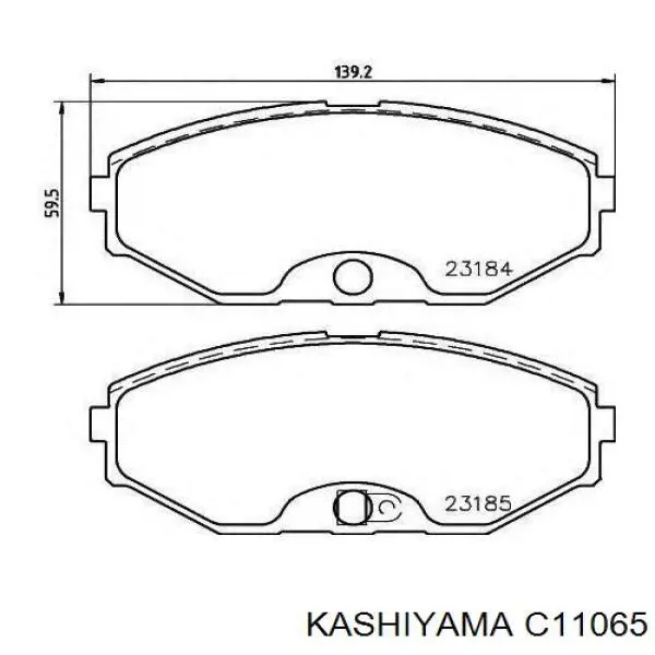 C11065 Kashiyama передние тормозные колодки