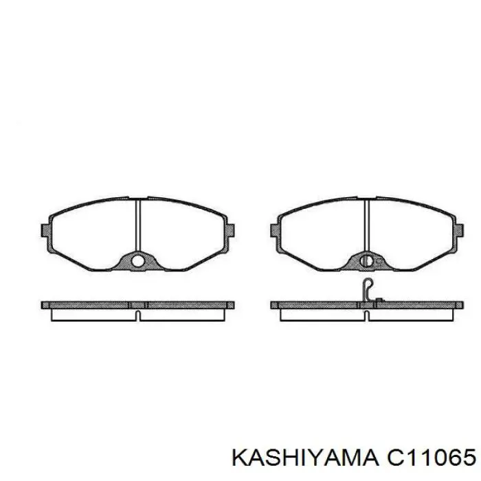 Передние тормозные колодки C11065 Kashiyama