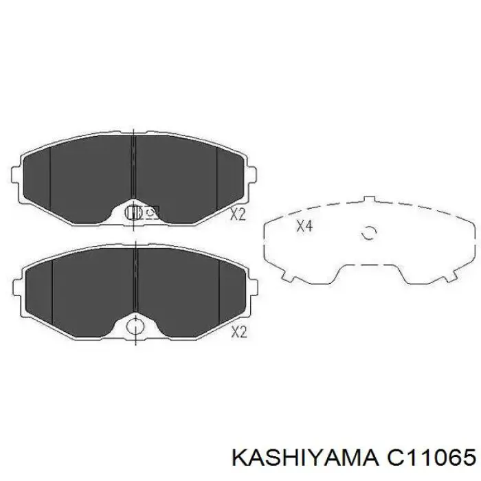 C11065 Kashiyama Колодки передние