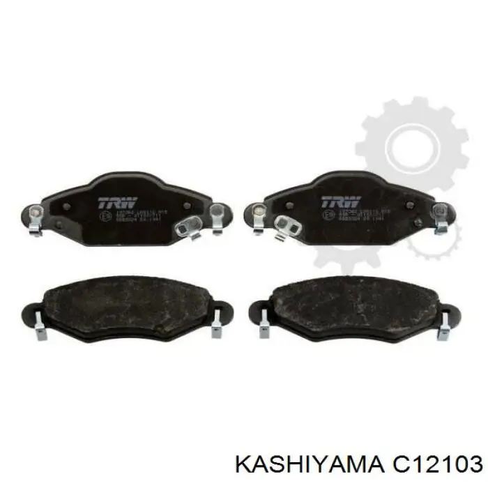 C12103 Kashiyama передние тормозные колодки