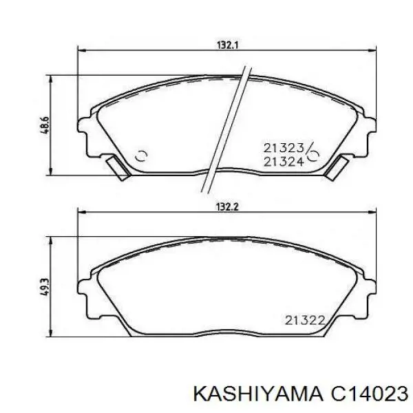 Передние тормозные колодки C14023 Kashiyama