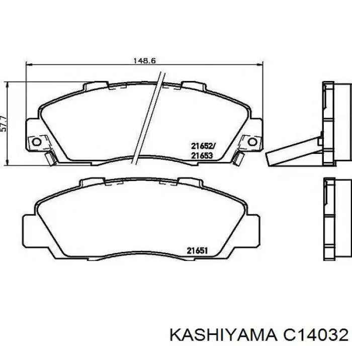C14032 Kashiyama Колодки передние