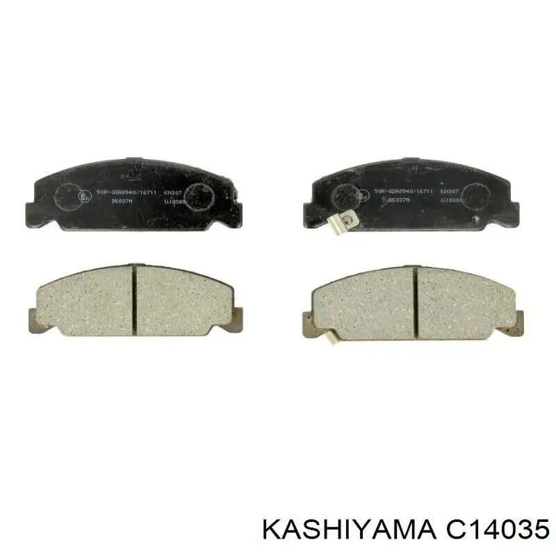 C14035 Kashiyama передние тормозные колодки