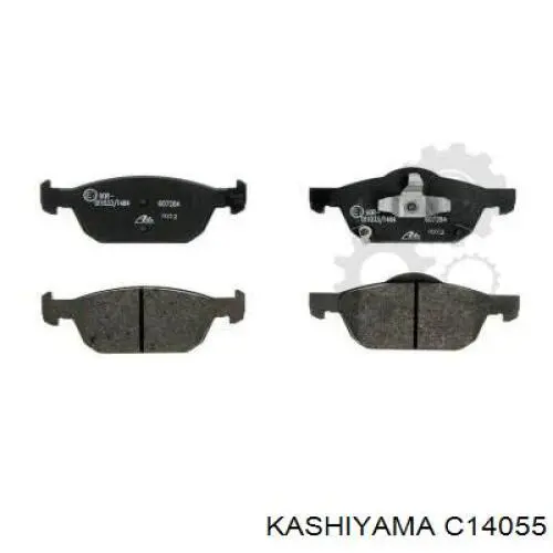 C14055 Kashiyama колодки тормозные передние дисковые