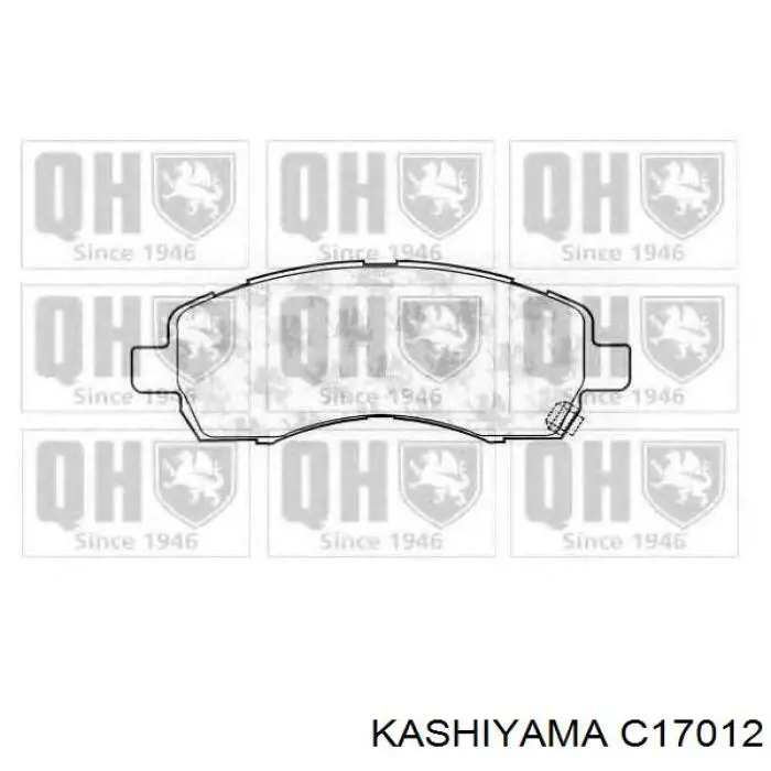 Купить C17012 Kashiyama Колодки тормозные
