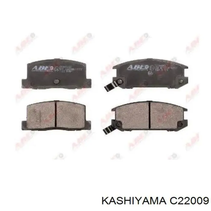 C22009 Kashiyama задние тормозные колодки