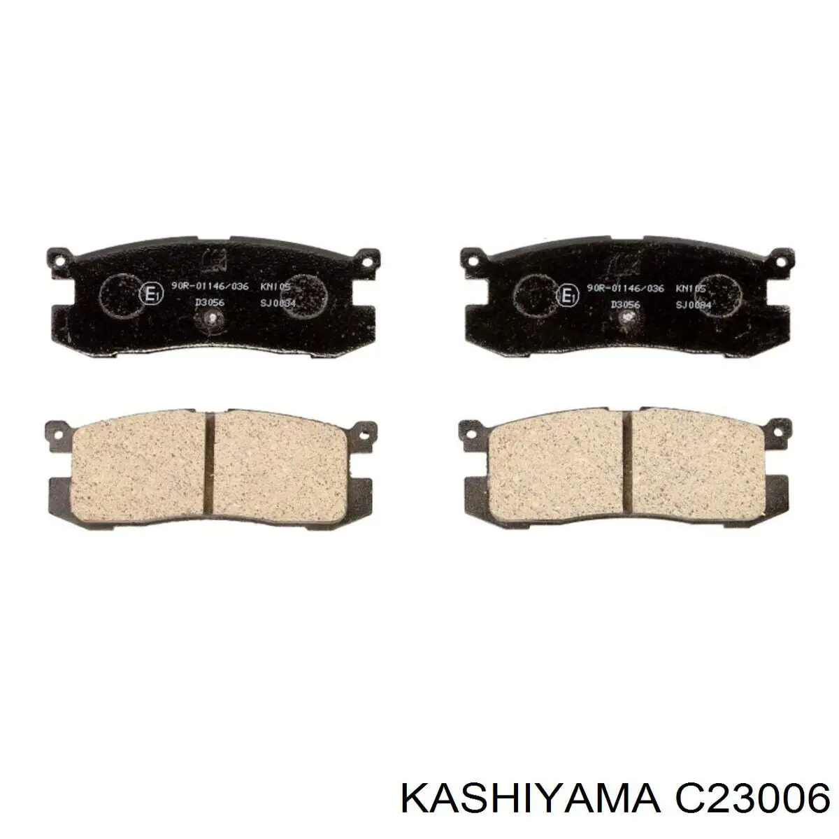 Задние тормозные колодки C23006 Kashiyama