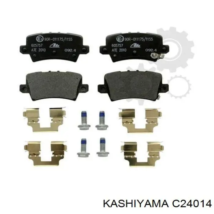 Задние тормозные колодки C24014 Kashiyama