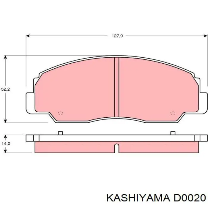 Колодки Kashiyama D0020 цена, от 20.12 USD