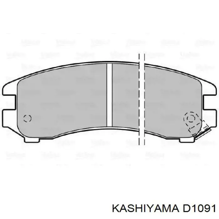 Передние тормозные колодки D1091 Kashiyama