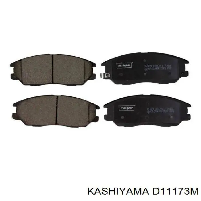 D11173M Kashiyama колодки тормозные передние дисковые