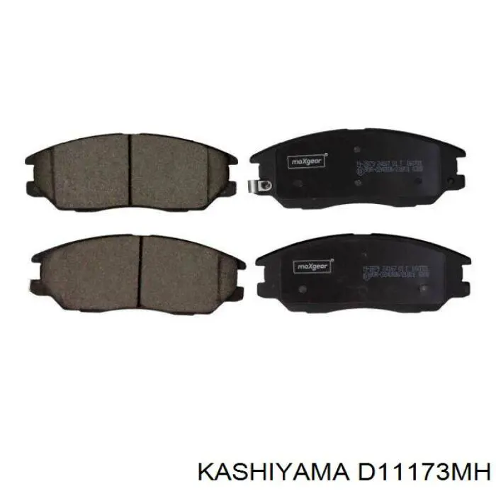 D11173MH Kashiyama колодки тормозные передние дисковые