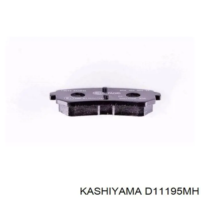 Купить D11195MH Kashiyama Колодки тормозные задние, дисковые