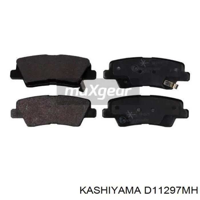 D11297MH Kashiyama колодки тормозные задние дисковые