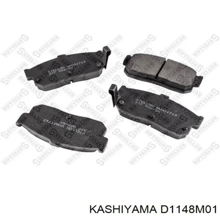 D1148M01 Kashiyama колодки тормозные задние дисковые