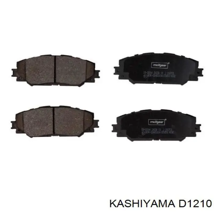 Задние тормозные колодки D1210 Kashiyama