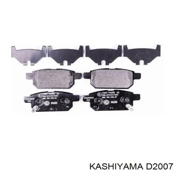 Купить D2007 Kashiyama Колодки тормозные