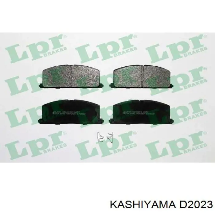 D2023 Kashiyama Колодки передние