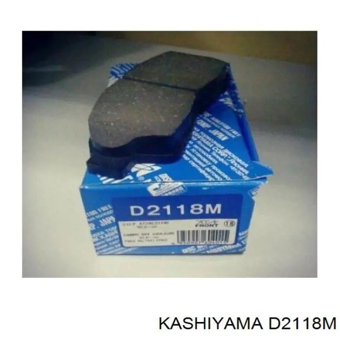 D2118M Kashiyama Колодки передние