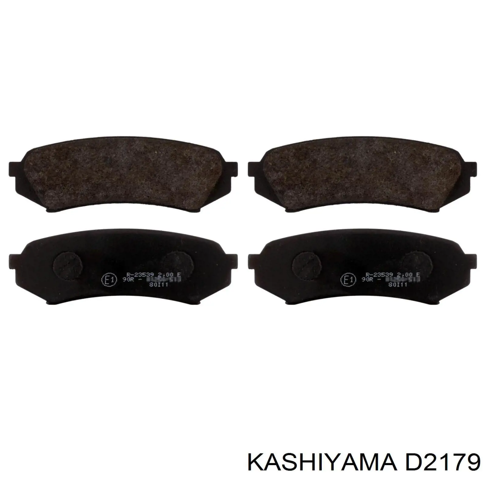 D2179 Kashiyama Колодки тормозные дисковые комплект