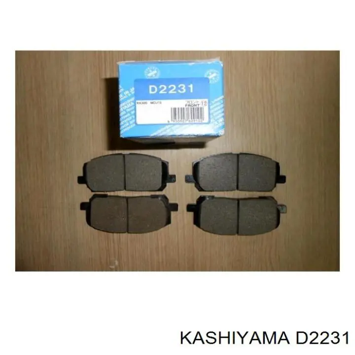 D2231 Kashiyama Колодки передние