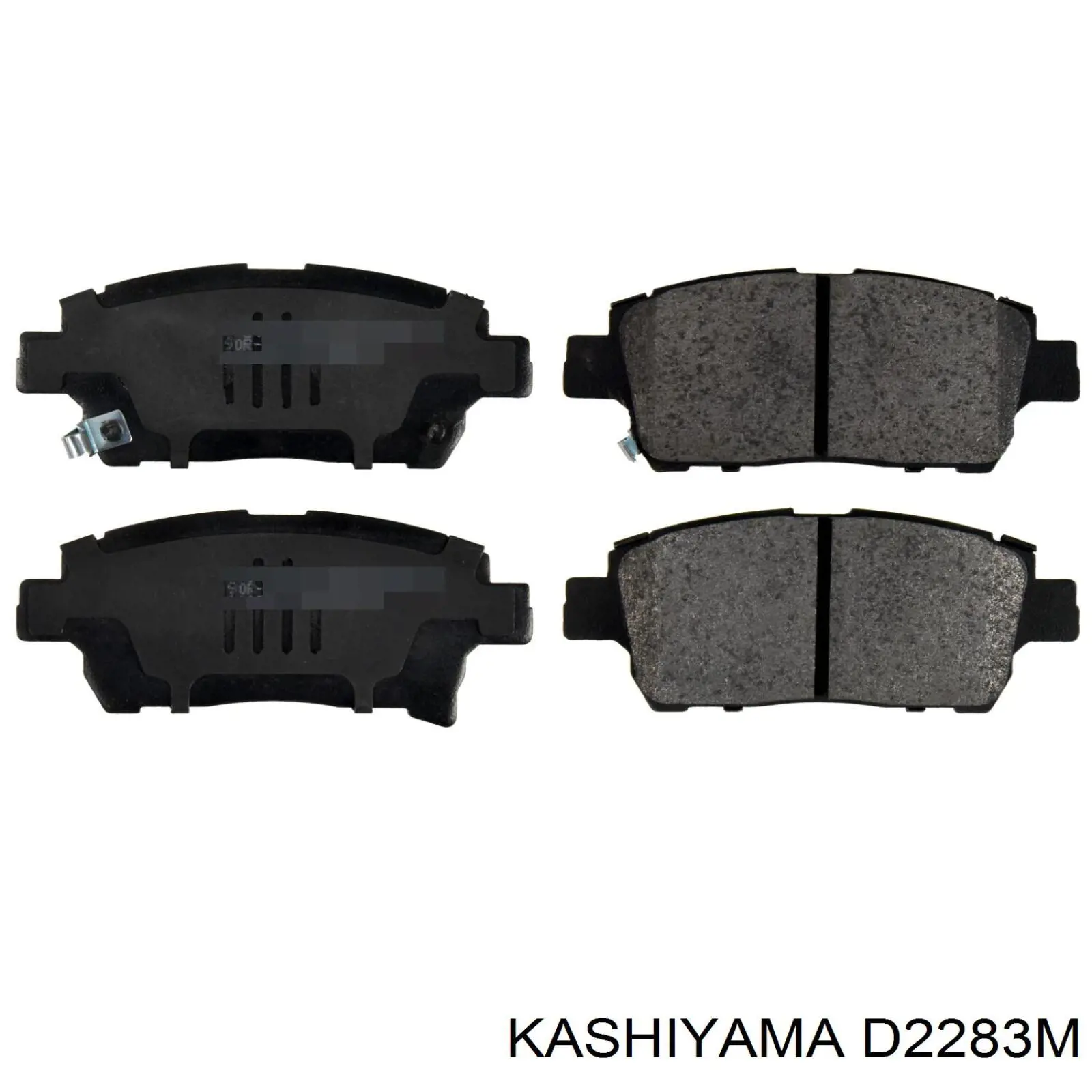 D2283M Kashiyama колодки тормозные передние дисковые